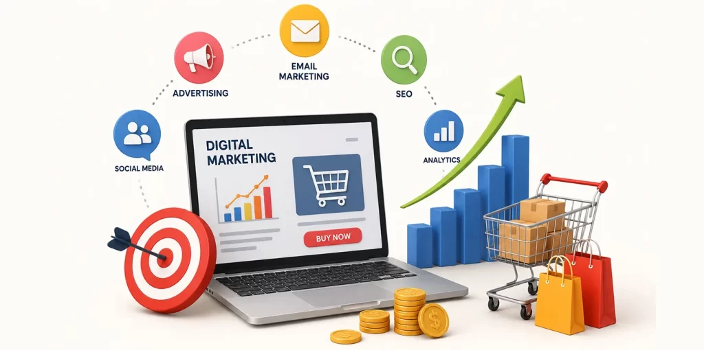 Increase sales using digital marketing